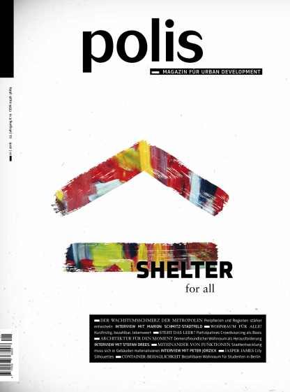 Cover polis Magazin 2016/01: SHELTER for all